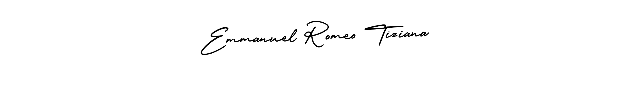 Best and Professional Signature Style for Emmanuel Romeo Tiziana. AmerikaSignatureDemo-Regular Best Signature Style Collection. Emmanuel Romeo Tiziana signature style 3 images and pictures png