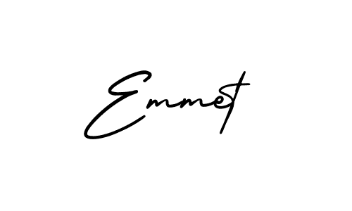 You should practise on your own different ways (AmerikaSignatureDemo-Regular) to write your name (Emmet) in signature. don't let someone else do it for you. Emmet signature style 3 images and pictures png