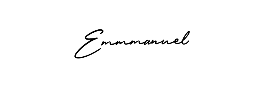 Design your own signature with our free online signature maker. With this signature software, you can create a handwritten (AmerikaSignatureDemo-Regular) signature for name Emmmanuel. Emmmanuel signature style 3 images and pictures png