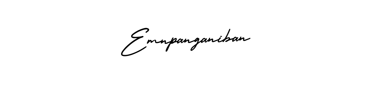 Design your own signature with our free online signature maker. With this signature software, you can create a handwritten (AmerikaSignatureDemo-Regular) signature for name Emnpanganiban. Emnpanganiban signature style 3 images and pictures png