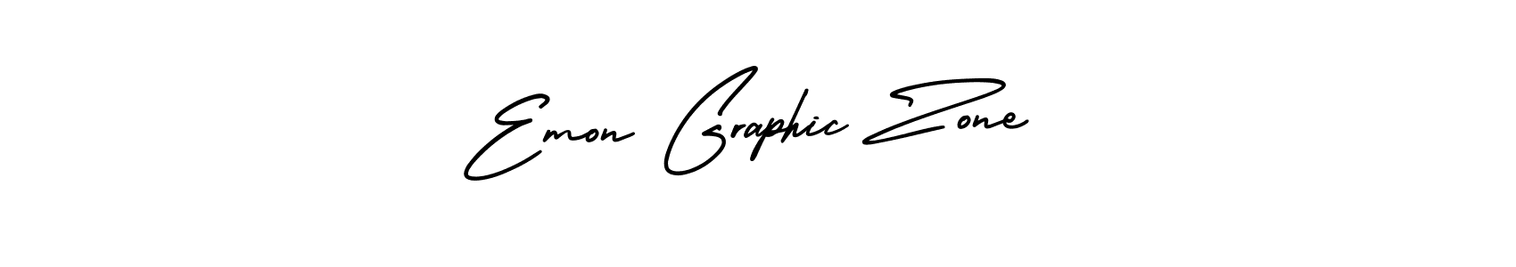 Create a beautiful signature design for name Emon Graphic Zone. With this signature (AmerikaSignatureDemo-Regular) fonts, you can make a handwritten signature for free. Emon Graphic Zone signature style 3 images and pictures png