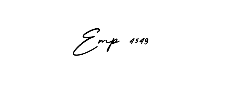 Similarly AmerikaSignatureDemo-Regular is the best handwritten signature design. Signature creator online .You can use it as an online autograph creator for name Emp 4549. Emp 4549 signature style 3 images and pictures png