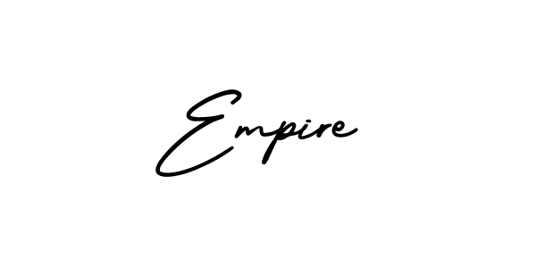 The best way (AmerikaSignatureDemo-Regular) to make a short signature is to pick only two or three words in your name. The name Empire include a total of six letters. For converting this name. Empire signature style 3 images and pictures png