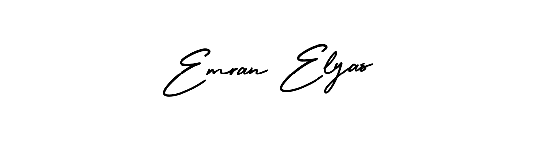 It looks lik you need a new signature style for name Emran Elyas. Design unique handwritten (AmerikaSignatureDemo-Regular) signature with our free signature maker in just a few clicks. Emran Elyas signature style 3 images and pictures png