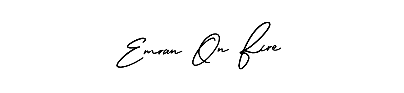 How to Draw Emran On Fire signature style? AmerikaSignatureDemo-Regular is a latest design signature styles for name Emran On Fire. Emran On Fire signature style 3 images and pictures png