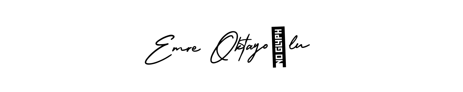 Emre Oktayoğlu stylish signature style. Best Handwritten Sign (AmerikaSignatureDemo-Regular) for my name. Handwritten Signature Collection Ideas for my name Emre Oktayoğlu. Emre Oktayoğlu signature style 3 images and pictures png