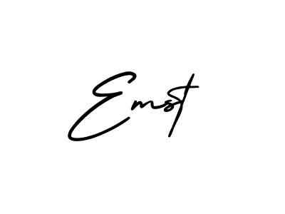 Also You can easily find your signature by using the search form. We will create Emst name handwritten signature images for you free of cost using AmerikaSignatureDemo-Regular sign style. Emst signature style 3 images and pictures png