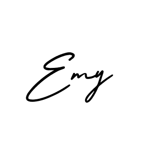 Make a short Emy signature style. Manage your documents anywhere anytime using AmerikaSignatureDemo-Regular. Create and add eSignatures, submit forms, share and send files easily. Emy signature style 3 images and pictures png