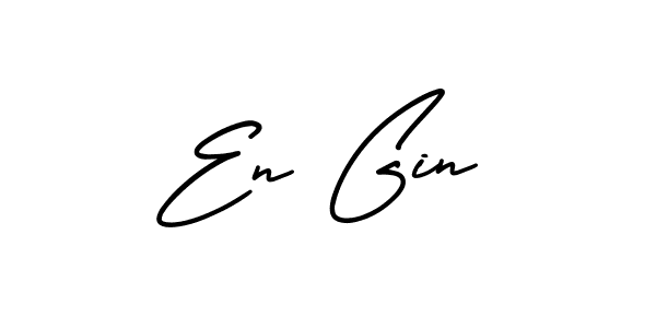 Best and Professional Signature Style for En Gin. AmerikaSignatureDemo-Regular Best Signature Style Collection. En Gin signature style 3 images and pictures png