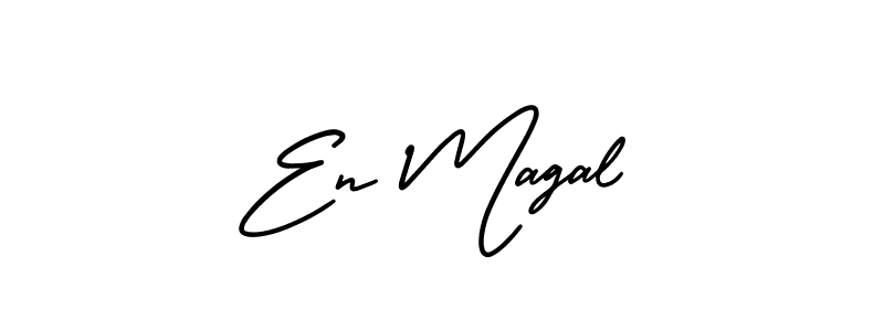You can use this online signature creator to create a handwritten signature for the name En Magal. This is the best online autograph maker. En Magal signature style 3 images and pictures png