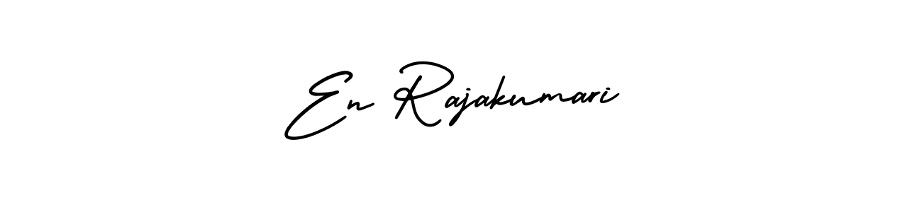 Also we have En Rajakumari name is the best signature style. Create professional handwritten signature collection using AmerikaSignatureDemo-Regular autograph style. En Rajakumari signature style 3 images and pictures png