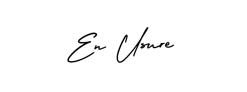 Also we have En Usure name is the best signature style. Create professional handwritten signature collection using AmerikaSignatureDemo-Regular autograph style. En Usure signature style 3 images and pictures png
