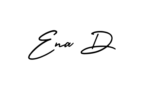 Best and Professional Signature Style for Ena D. AmerikaSignatureDemo-Regular Best Signature Style Collection. Ena D signature style 3 images and pictures png