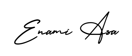 Make your name Enami Asa memorable on every contract using AmerikaSignatureDemo-Regular autograph style. Instant transparent background export available. Enami Asa signature style 3 images and pictures png