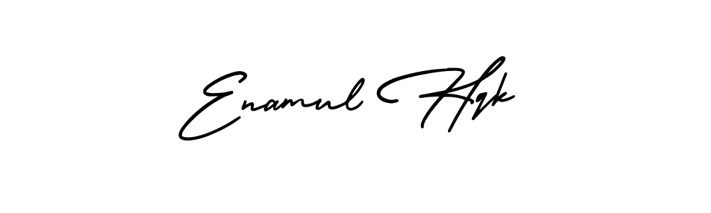 Design your own signature with our free online signature maker. With this signature software, you can create a handwritten (AmerikaSignatureDemo-Regular) signature for name Enamul Hqk. Enamul Hqk signature style 3 images and pictures png