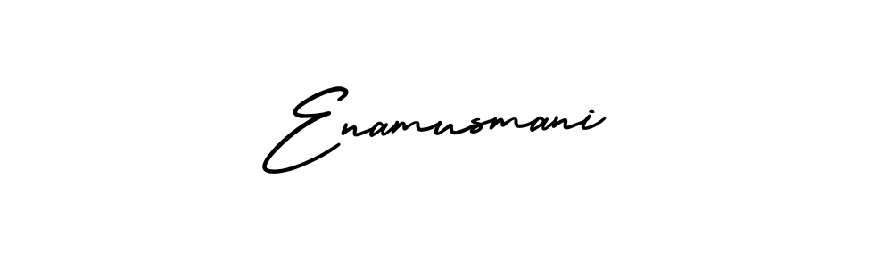 How to Draw Enamusmani signature style? AmerikaSignatureDemo-Regular is a latest design signature styles for name Enamusmani. Enamusmani signature style 3 images and pictures png