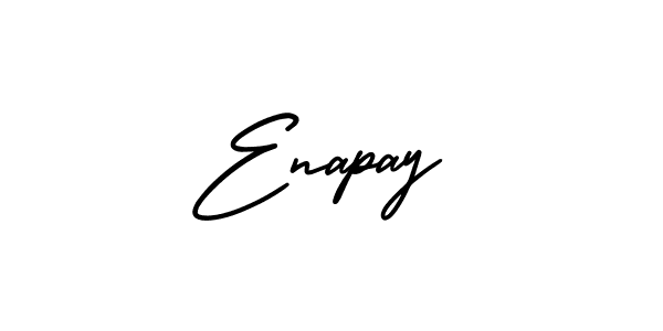 Create a beautiful signature design for name Enapay. With this signature (AmerikaSignatureDemo-Regular) fonts, you can make a handwritten signature for free. Enapay signature style 3 images and pictures png