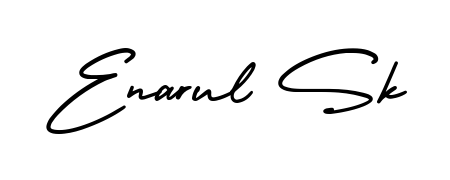 Achieve flawless digital penmanship with Enarul Sk name in AmerikaSignatureDemo-Regular font. The perfect tool for creating online signatures. Enarul Sk signature style 3 images and pictures png