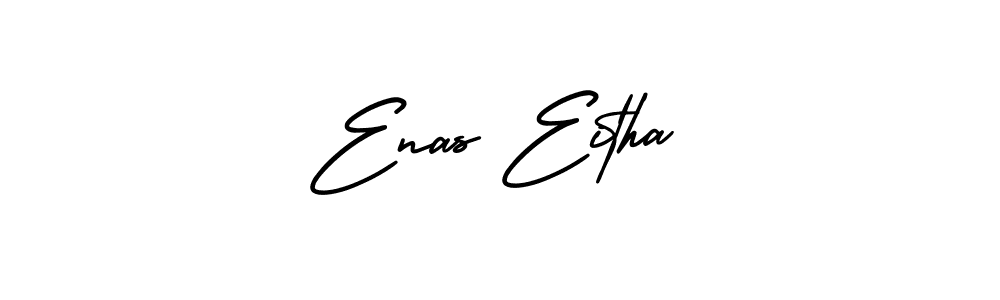 Also we have Enas Eitha name is the best signature style. Create professional handwritten signature collection using AmerikaSignatureDemo-Regular autograph style. Enas Eitha signature style 3 images and pictures png
