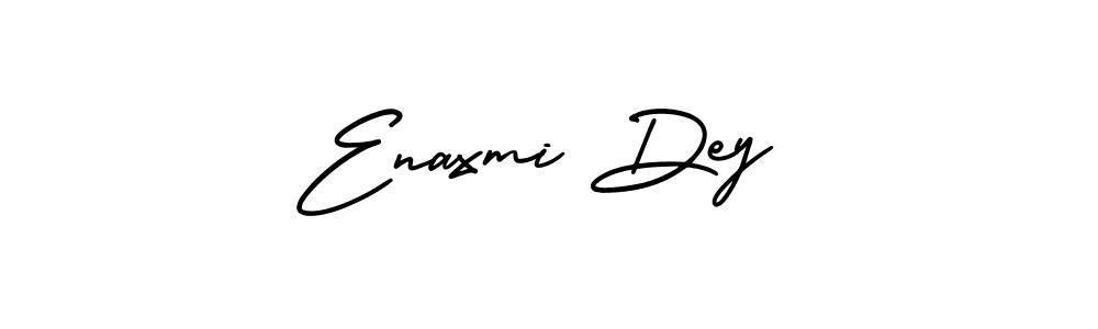 Enaxmi Dey stylish signature style. Best Handwritten Sign (AmerikaSignatureDemo-Regular) for my name. Handwritten Signature Collection Ideas for my name Enaxmi Dey. Enaxmi Dey signature style 3 images and pictures png