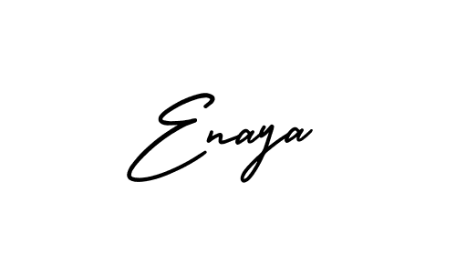 It looks lik you need a new signature style for name Enaya. Design unique handwritten (AmerikaSignatureDemo-Regular) signature with our free signature maker in just a few clicks. Enaya signature style 3 images and pictures png