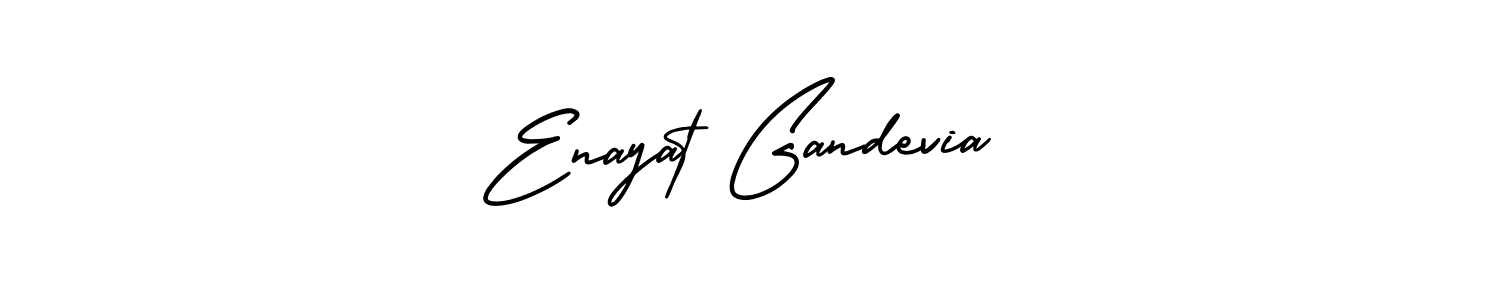Make a beautiful signature design for name Enayat Gandevia. Use this online signature maker to create a handwritten signature for free. Enayat Gandevia signature style 3 images and pictures png