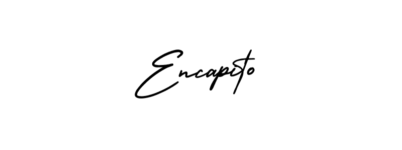 Best and Professional Signature Style for Encapito. AmerikaSignatureDemo-Regular Best Signature Style Collection. Encapito signature style 3 images and pictures png