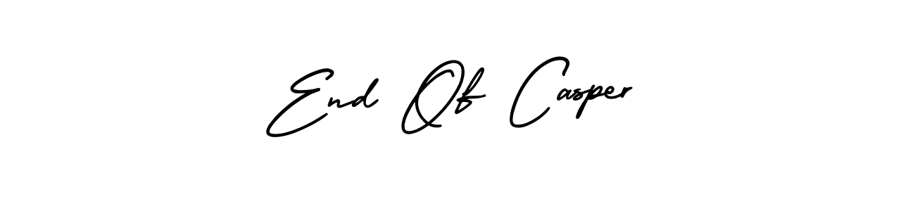 Similarly AmerikaSignatureDemo-Regular is the best handwritten signature design. Signature creator online .You can use it as an online autograph creator for name End Of Casper. End Of Casper signature style 3 images and pictures png