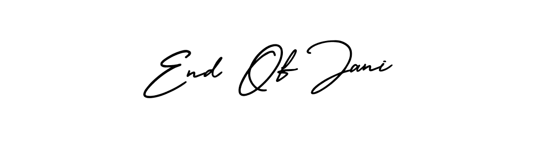 Also we have End Of Jani name is the best signature style. Create professional handwritten signature collection using AmerikaSignatureDemo-Regular autograph style. End Of Jani signature style 3 images and pictures png