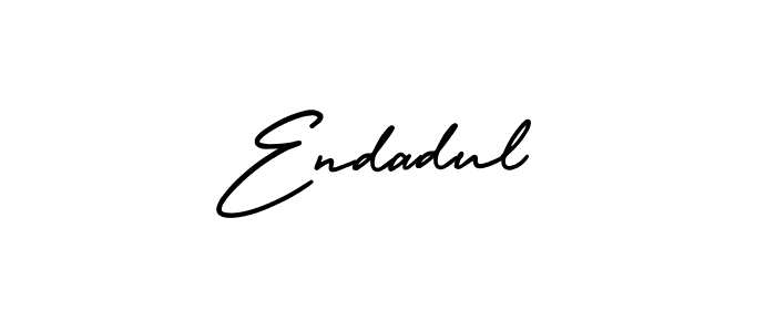 How to Draw Endadul signature style? AmerikaSignatureDemo-Regular is a latest design signature styles for name Endadul. Endadul signature style 3 images and pictures png