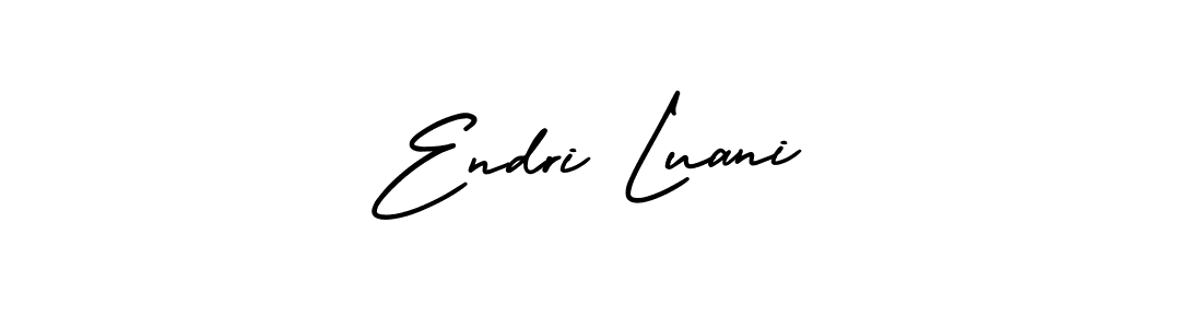 if you are searching for the best signature style for your name Endri Luani. so please give up your signature search. here we have designed multiple signature styles  using AmerikaSignatureDemo-Regular. Endri Luani signature style 3 images and pictures png