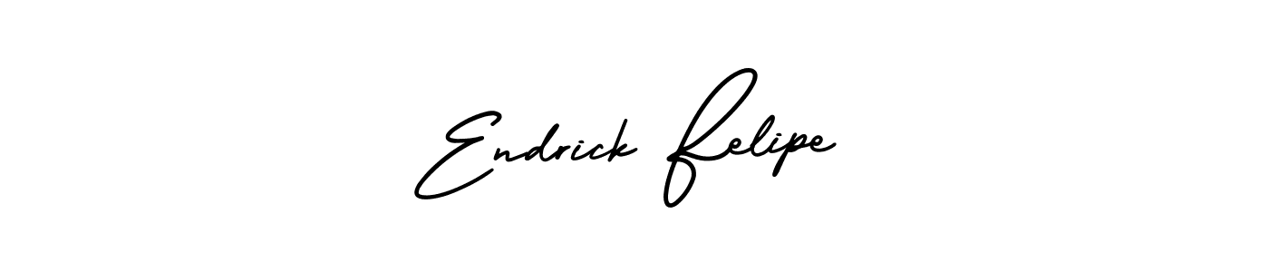 Design your own signature with our free online signature maker. With this signature software, you can create a handwritten (AmerikaSignatureDemo-Regular) signature for name Endrick Felipe. Endrick Felipe signature style 3 images and pictures png