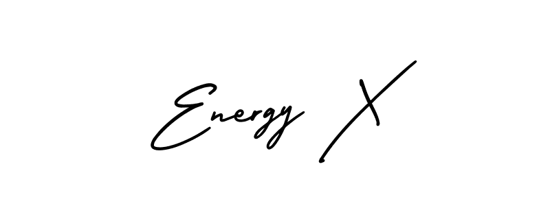 Create a beautiful signature design for name Energy X. With this signature (AmerikaSignatureDemo-Regular) fonts, you can make a handwritten signature for free. Energy X signature style 3 images and pictures png