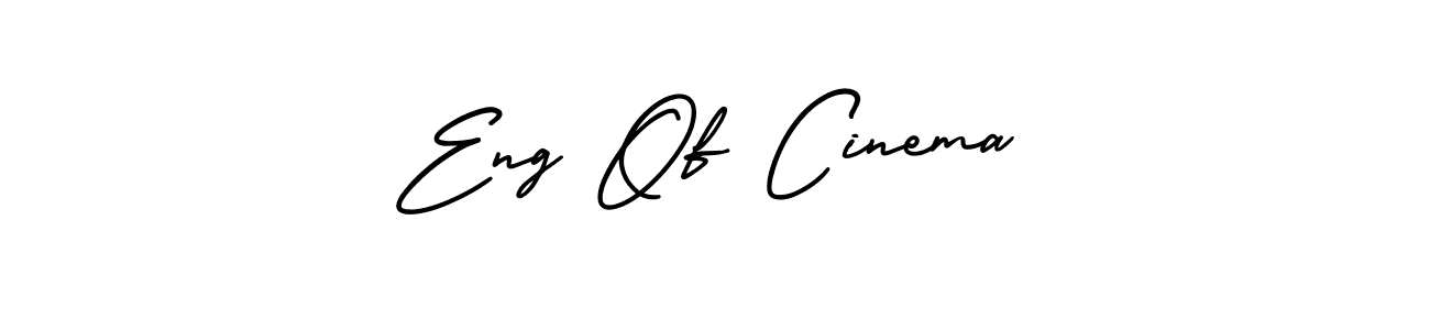 Similarly AmerikaSignatureDemo-Regular is the best handwritten signature design. Signature creator online .You can use it as an online autograph creator for name Eng Of Cinema. Eng Of Cinema signature style 3 images and pictures png