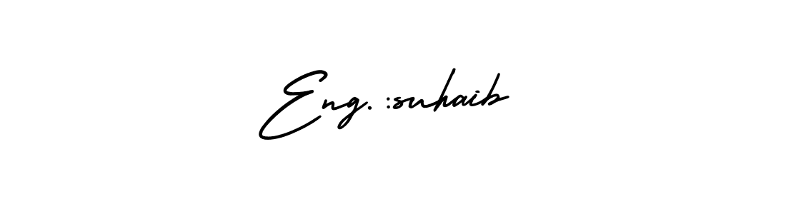 Check out images of Autograph of Eng.:suhaib name. Actor Eng.:suhaib Signature Style. AmerikaSignatureDemo-Regular is a professional sign style online. Eng.:suhaib signature style 3 images and pictures png