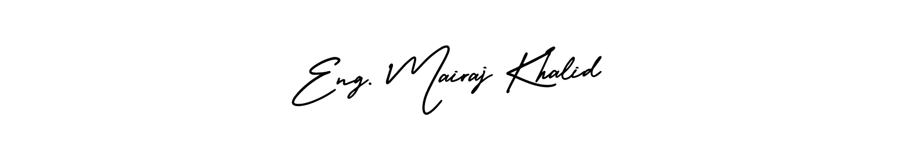 Also we have Eng. Mairaj Khalid name is the best signature style. Create professional handwritten signature collection using AmerikaSignatureDemo-Regular autograph style. Eng. Mairaj Khalid signature style 3 images and pictures png