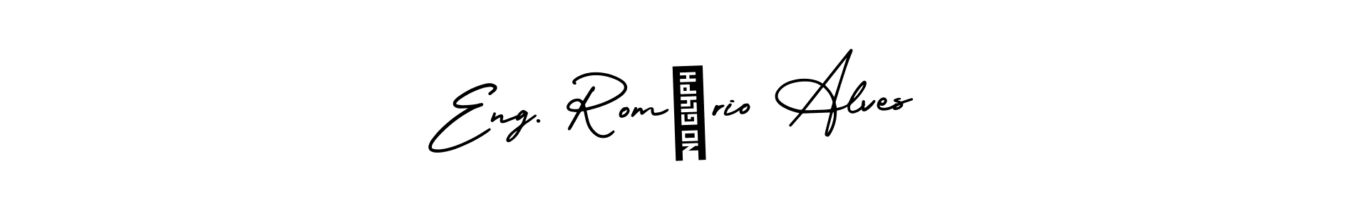 Also we have Eng. Romério Alves name is the best signature style. Create professional handwritten signature collection using AmerikaSignatureDemo-Regular autograph style. Eng. Romério Alves signature style 3 images and pictures png
