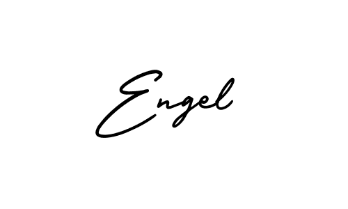 Create a beautiful signature design for name Engel. With this signature (AmerikaSignatureDemo-Regular) fonts, you can make a handwritten signature for free. Engel signature style 3 images and pictures png