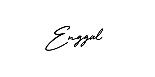 Create a beautiful signature design for name Enggal. With this signature (AmerikaSignatureDemo-Regular) fonts, you can make a handwritten signature for free. Enggal signature style 3 images and pictures png