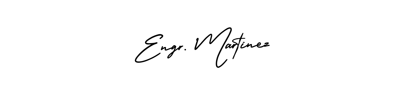 AmerikaSignatureDemo-Regular is a professional signature style that is perfect for those who want to add a touch of class to their signature. It is also a great choice for those who want to make their signature more unique. Get Engr. Martinez name to fancy signature for free. Engr. Martinez signature style 3 images and pictures png