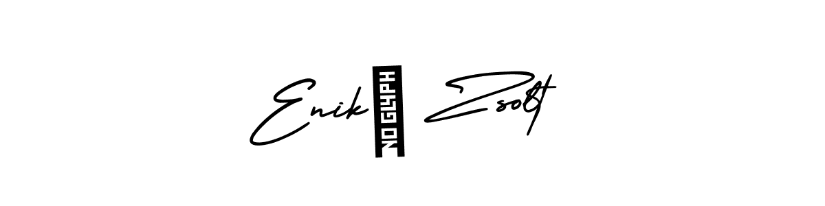 How to make Enikő Zsolt signature? AmerikaSignatureDemo-Regular is a professional autograph style. Create handwritten signature for Enikő Zsolt name. Enikő Zsolt signature style 3 images and pictures png