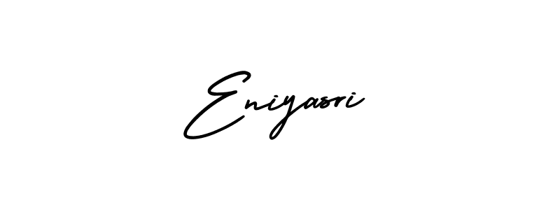 Eniyasri stylish signature style. Best Handwritten Sign (AmerikaSignatureDemo-Regular) for my name. Handwritten Signature Collection Ideas for my name Eniyasri. Eniyasri signature style 3 images and pictures png