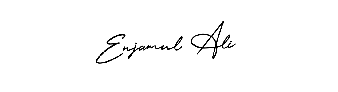 Design your own signature with our free online signature maker. With this signature software, you can create a handwritten (AmerikaSignatureDemo-Regular) signature for name Enjamul Ali. Enjamul Ali signature style 3 images and pictures png