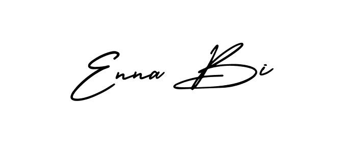 Best and Professional Signature Style for Enna Bi. AmerikaSignatureDemo-Regular Best Signature Style Collection. Enna Bi signature style 3 images and pictures png