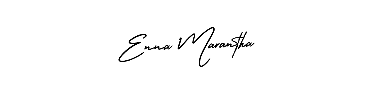 Also You can easily find your signature by using the search form. We will create Enna Marantha name handwritten signature images for you free of cost using AmerikaSignatureDemo-Regular sign style. Enna Marantha signature style 3 images and pictures png