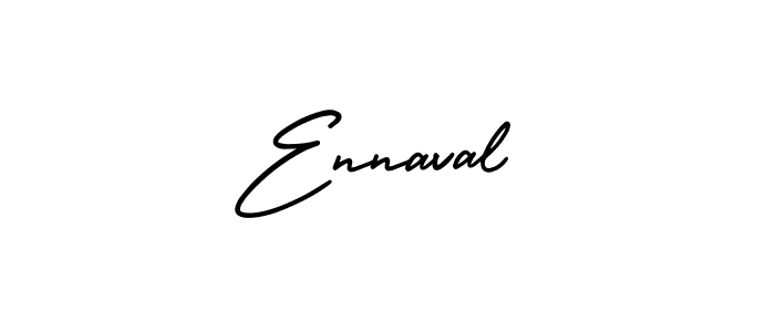 It looks lik you need a new signature style for name Ennaval. Design unique handwritten (AmerikaSignatureDemo-Regular) signature with our free signature maker in just a few clicks. Ennaval signature style 3 images and pictures png