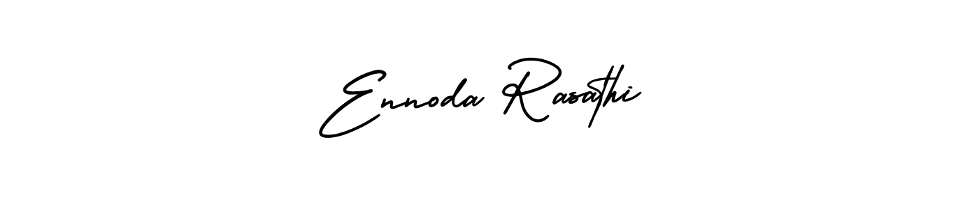 Make a beautiful signature design for name Ennoda Rasathi. With this signature (AmerikaSignatureDemo-Regular) style, you can create a handwritten signature for free. Ennoda Rasathi signature style 3 images and pictures png