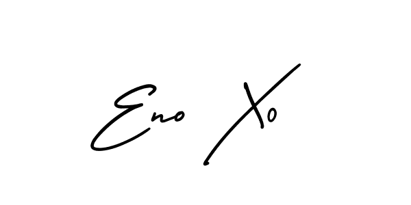 Use a signature maker to create a handwritten signature online. With this signature software, you can design (AmerikaSignatureDemo-Regular) your own signature for name Eno X0. Eno X0 signature style 3 images and pictures png