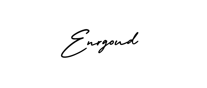 The best way (AmerikaSignatureDemo-Regular) to make a short signature is to pick only two or three words in your name. The name Enrgoud include a total of six letters. For converting this name. Enrgoud signature style 3 images and pictures png