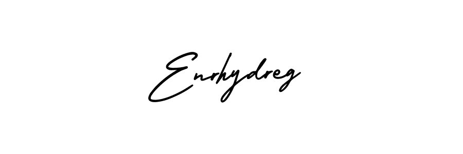 Design your own signature with our free online signature maker. With this signature software, you can create a handwritten (AmerikaSignatureDemo-Regular) signature for name Enrhydreg. Enrhydreg signature style 3 images and pictures png